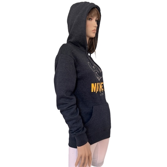 Primark Disney Sweatshirt Pouch Hoodie Mickey Mouse 1928 Fleece Lining NWOT - Picture 10 of 16